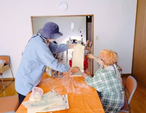 就労支援プレジールお昼ラーメンを作ろうの写真